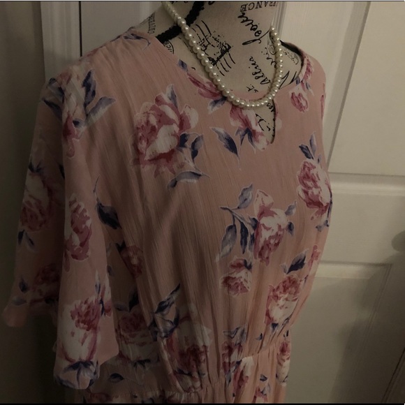 🌼LIKE NEW🌼David & Dani Pretty in Pink Plus Dress - Picture 11 of 13